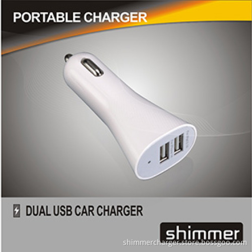 TRUMPET DUAL USB CAR CHARGER